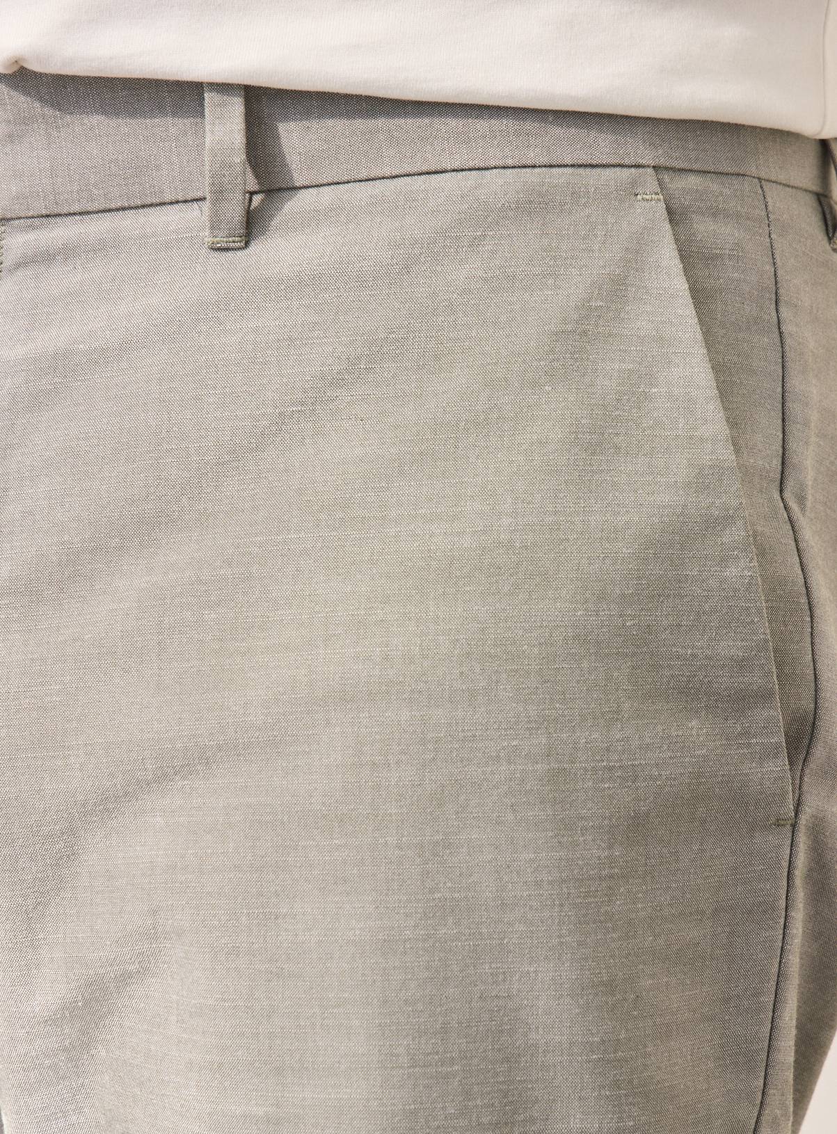 UNION WORKS Pale Green Tailored Trousers  40R - Image 5